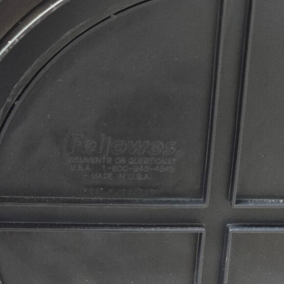 Fellowes Rotating CD Storage Tower Stand Compact Disk Music Cd's Holder 112 - Picture 6 of 9